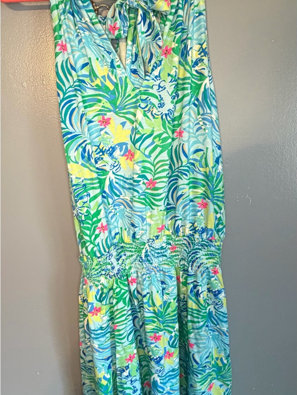 Lilly Pulitzer Tropical Print Romper | Size Medium - Picture 2 of 3